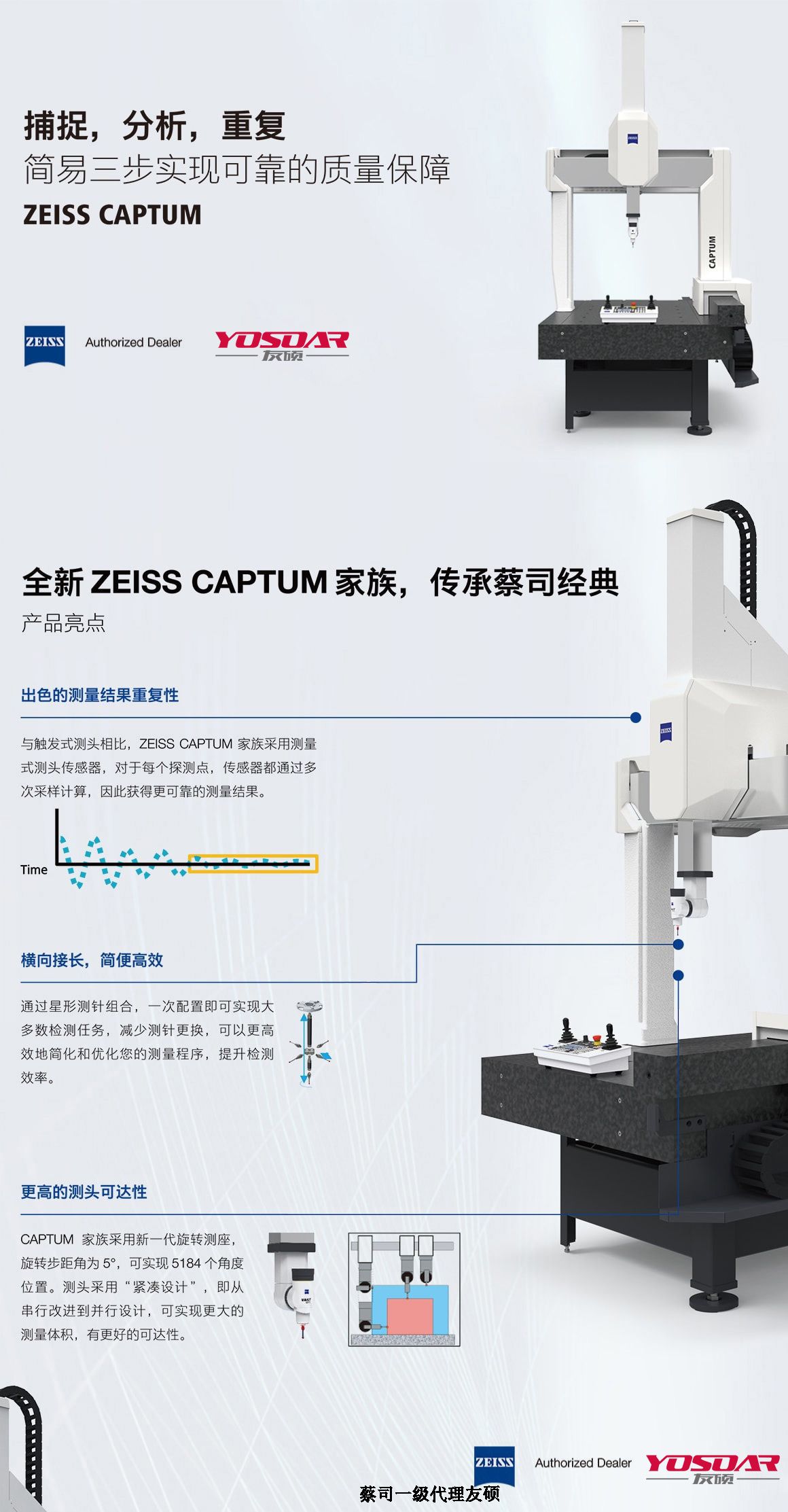 铜陵蔡司铜陵三坐标CAPTUM